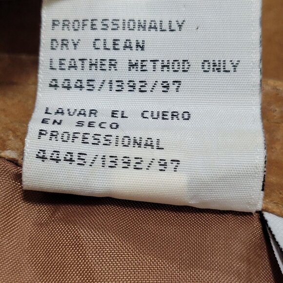 Kathy Ireland Tan Brown Genuine Suede Leather Lined Side Zip Mini Skirt Size 8 - Picture 11 of 11